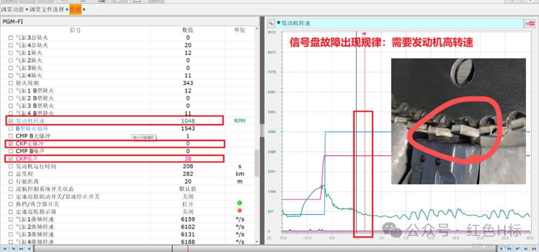 DTC P0339: Intermittent Disruption of Crankshaft Position Sensor (FB2) Diagnosis