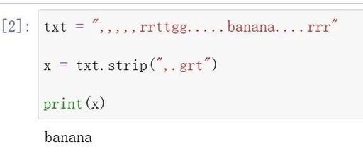Python String strip() Method