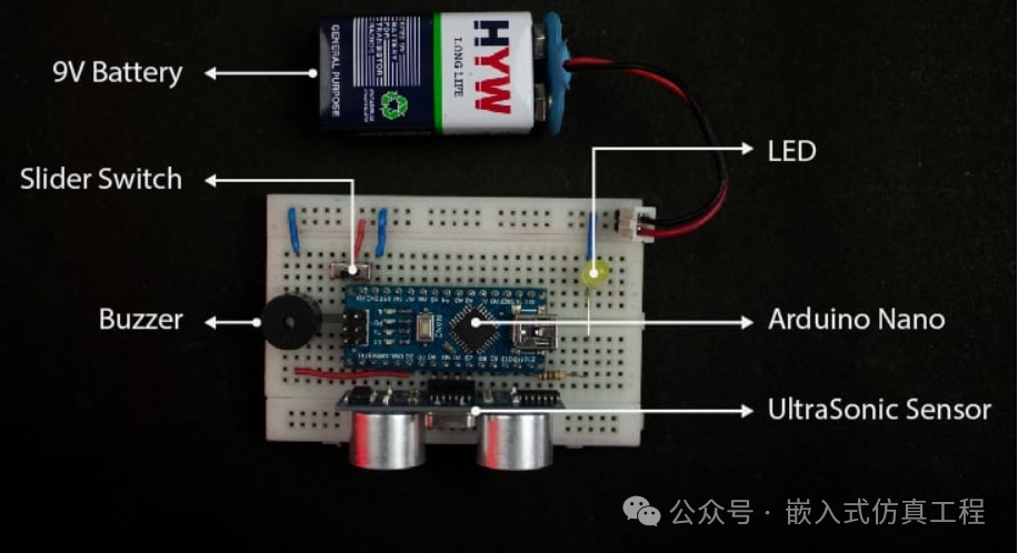 Arduino Nano - Building an Ultrasonic Sensor Blind Stick with Proteus (Complete Code and Simulation Project Link at the End)