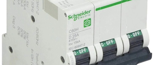 Schneider | Multi-9 C60 Power Loss and Voltage Drop per Pole