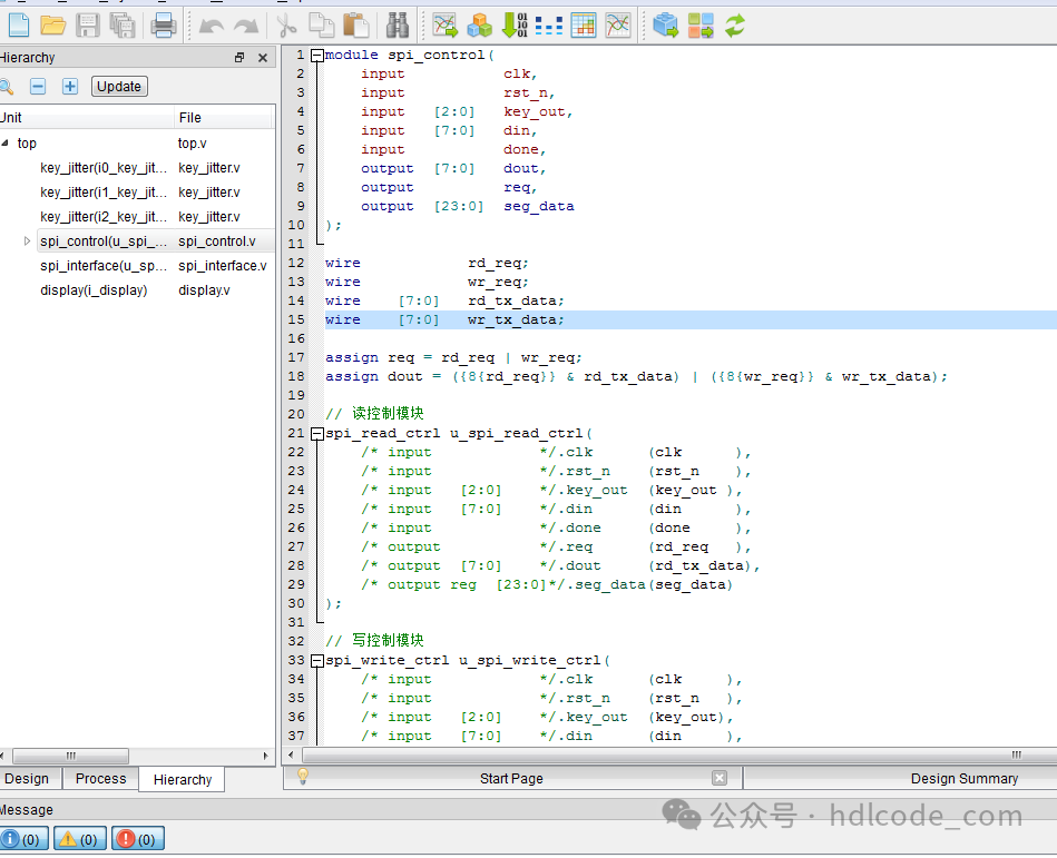 W25Q64 SPI Read/Write Control in Verilog for Gowin