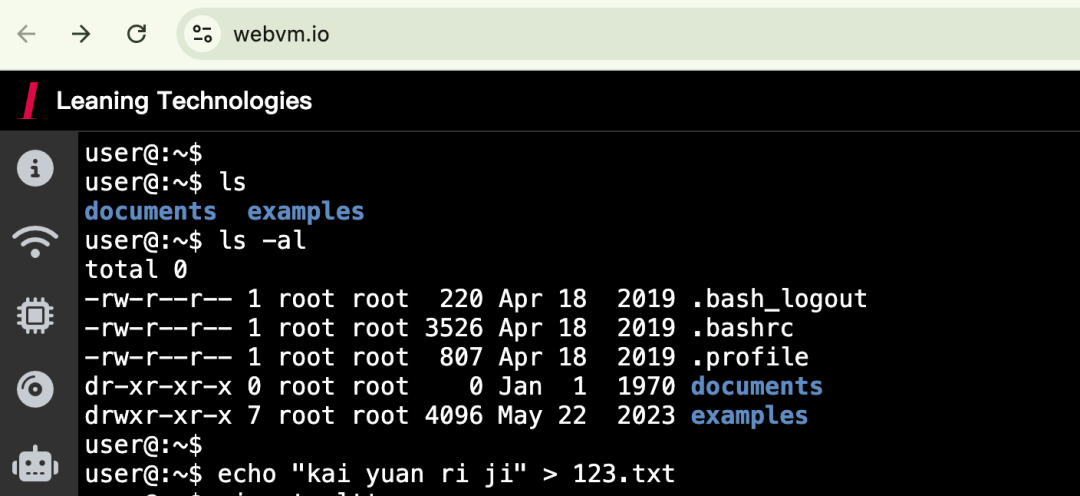 Run Linux in 3 Seconds with WebVM!