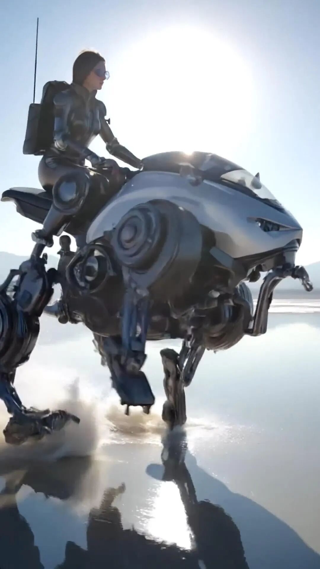 Robot Design: Female Rider Operating a Robotic Horse