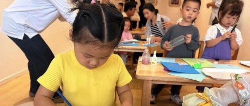 Creative Sand Art Activities at Linxia Community, Weiqu Street