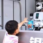 Robots as Store Clerks: A Busy Scene by Taihu Lake
