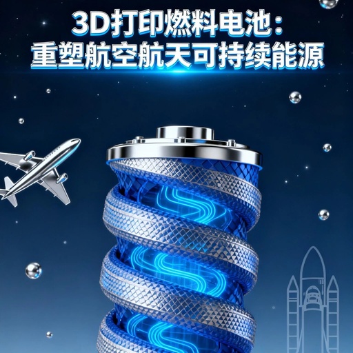 DTU Develops 3D Printed Spiral Solid Oxide Batteries: Power Density Exceeds 1 W/g, Weight Reduced by 87% Compared to Traditional Batteries, Stable Under Extreme Conditions, Empowering Sustainable Energy in Aerospace