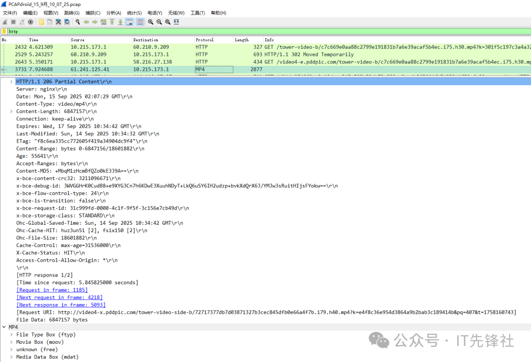 Essential Guide! Capturing HTTP MP4 Media Streams with Wireshark: From Traffic Capture to Content Parsing, Accessible for Beginners