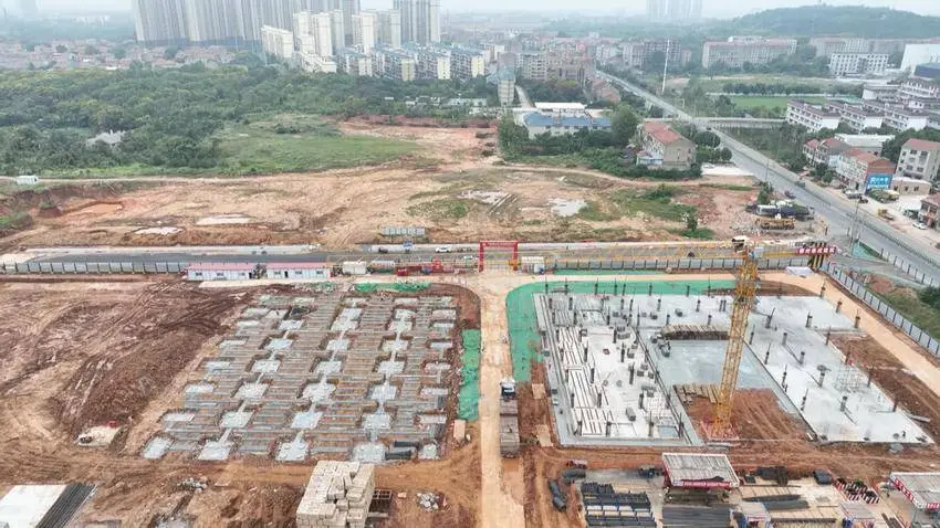 Strong Progress in the Semiconductor Industrial Park of Huarong District Aiming for Completion by Year-End