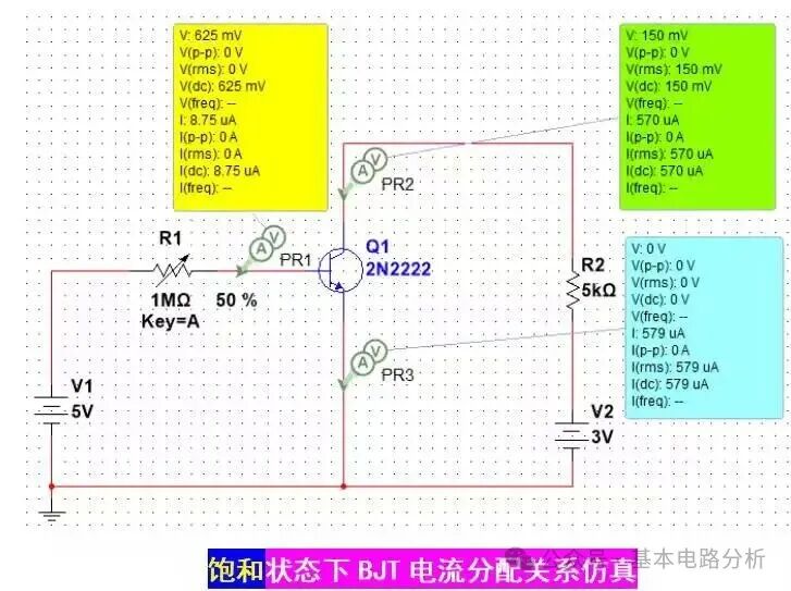 Simulating a BJT DC Amplifier Circuit with Multisim