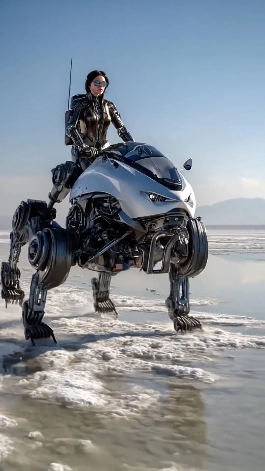 Robot Design: Female Rider Operating a Robotic Horse