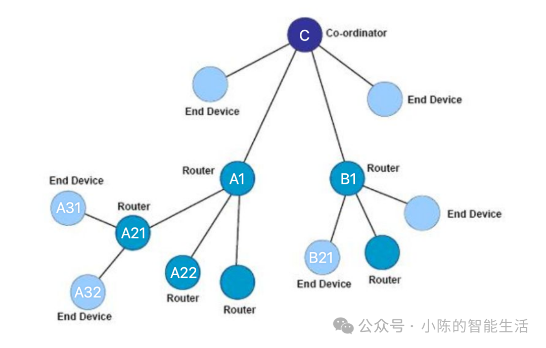 Detailed Explanation of ZigBee Protocol Network Topology