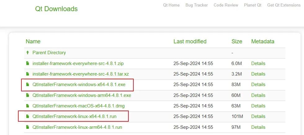 Qt + Windows + Linux + Qt Installer Framework Packaging Tutorial