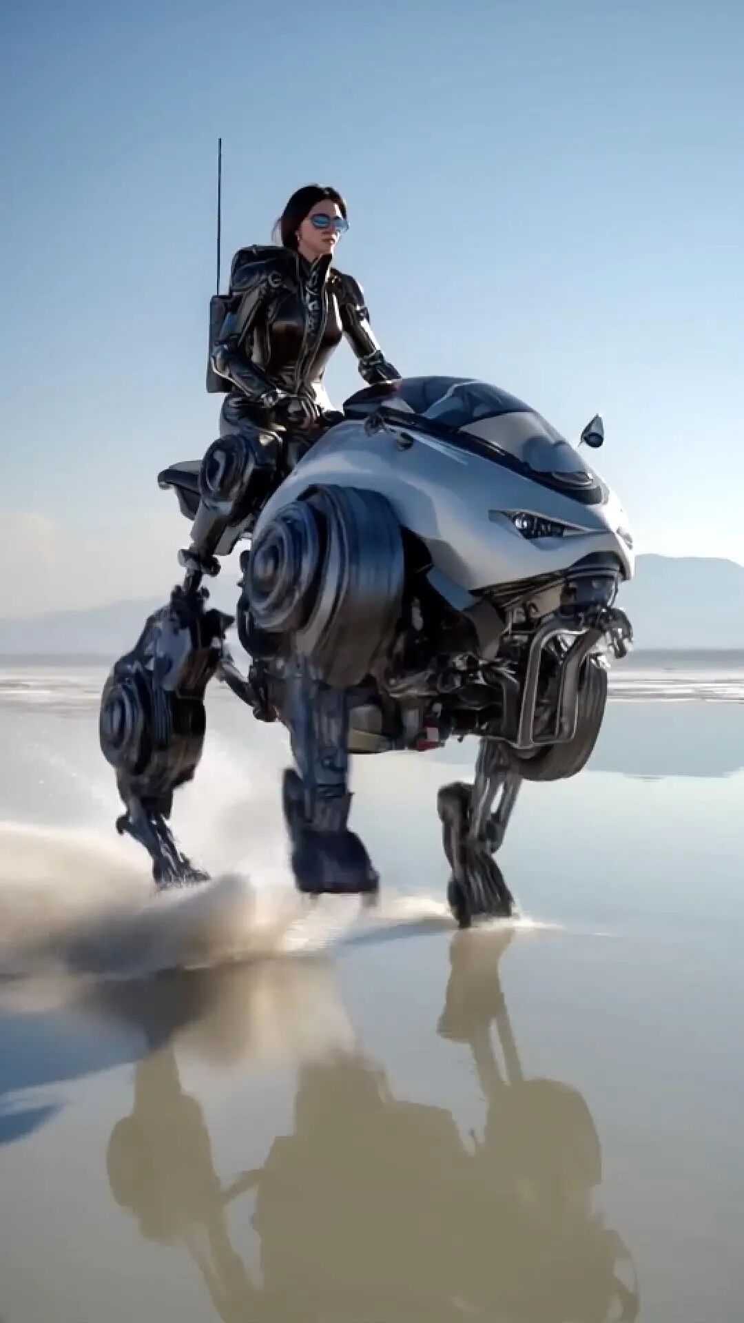 Robot Design: Female Rider Operating a Robotic Horse