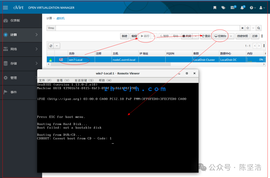 oVirt 4.4.3 Open Source Virtualization Platform: Creating Virtual Machines on Local Storage