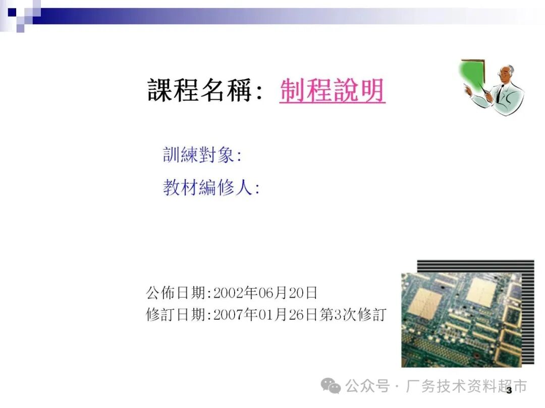 PCB Manufacturing Process Description