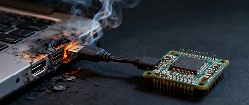Will Downloading Programs to Microcontrollers via USB Burn Your Computer?