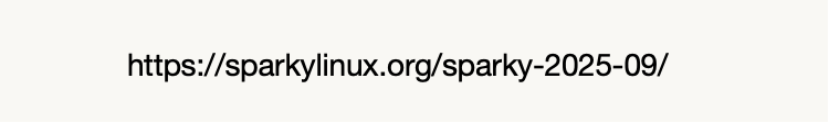 Release of Spark Linux 2025.09: A Lightweight Debian-Based Distribution
