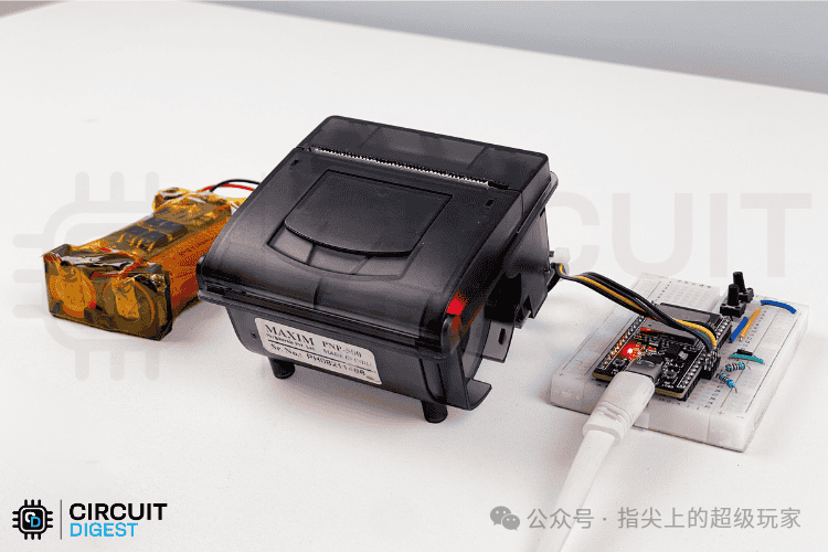 Can the ESP32 Be Used as a POS Receipt Printer? Multi-format Printing, ESC/POS Commands, Powered by 7.4V! One Board to Achieve Thermal Printing