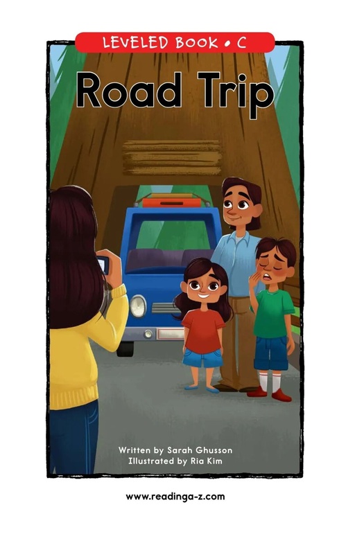 RAZ Level C Reading: 'Road Trip'