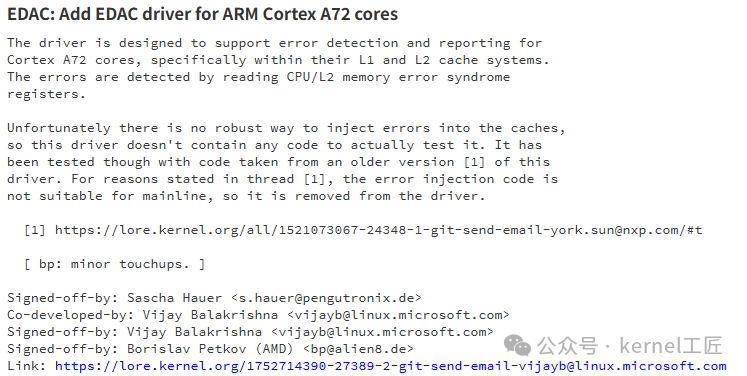 A Decade Late: Cortex-A72 Finally Welcomes Mainline EDAC Driver