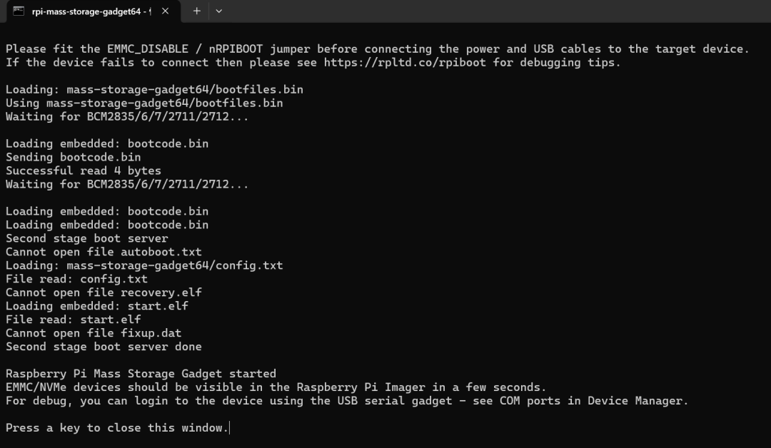 How to Properly Boot the Raspberry Pi CM0 Dev Board?