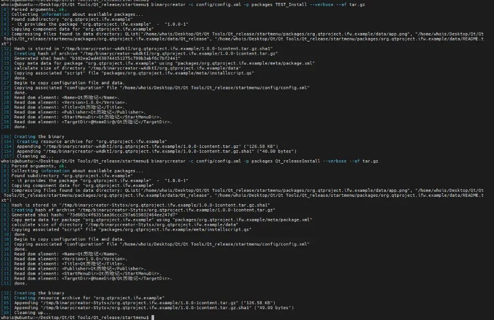 Qt + Windows + Linux + Qt Installer Framework Packaging Tutorial