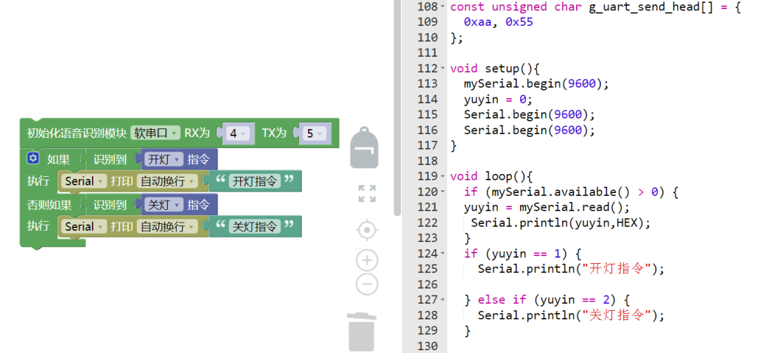 Arduino Sensor: Voice Recognition Control Module