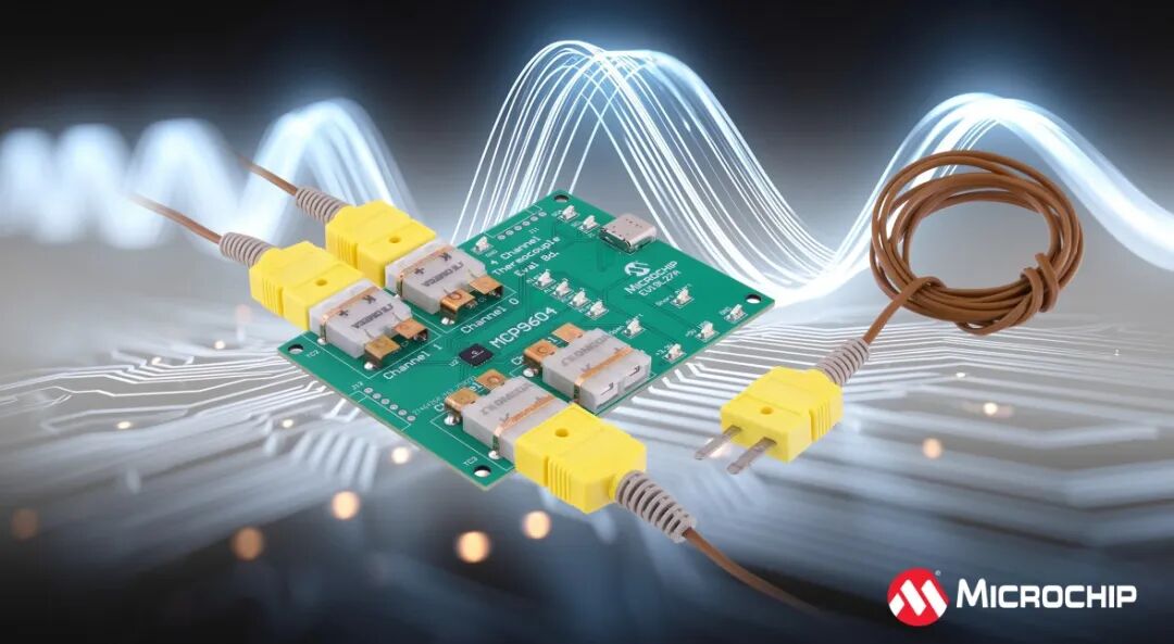 Microchip Launches Four-Channel Integrated Thermocouple Conditioning IC MCP9604 Achieving ±1.5°C System Measurement Accuracy