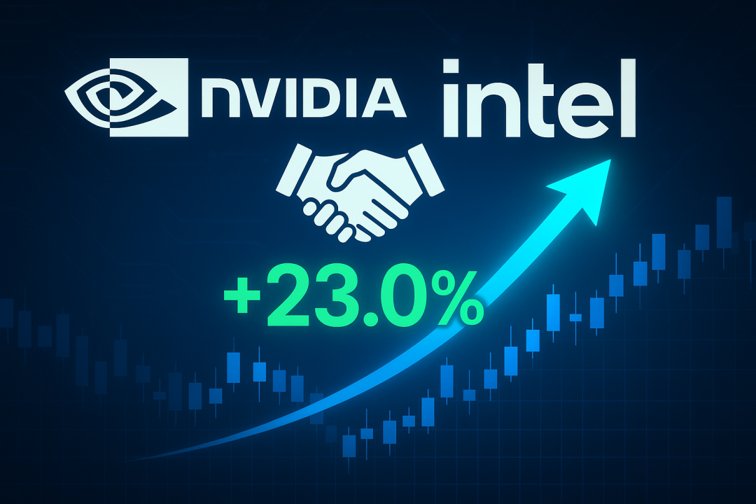 Industry Update: Chip Landscape Reshuffled? Nvidia Invests in Intel, Intel's Stock Surges Over 30%