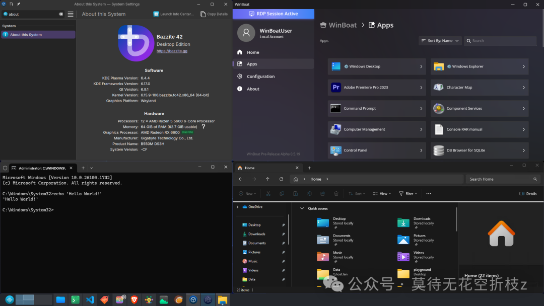 Install Windows in the Linux Start Menu in 10 Minutes! WinBoat Hits 3.7k Stars, Office Launches Instantly