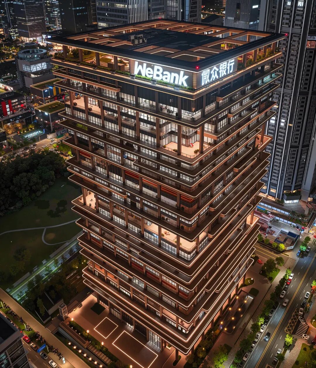 SOM Project: Headquarters of WeBank in Shenzhen