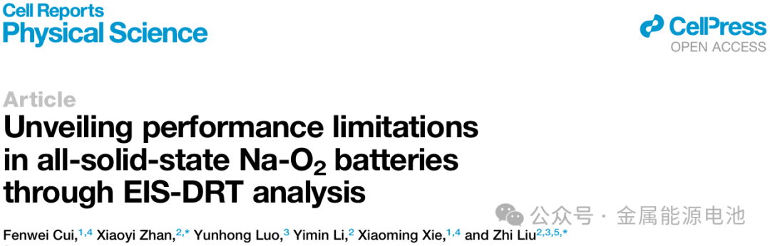 CRPS: Revealing Performance Limitations of All-Solid-State Na-O₂ Batteries through EIS-DRT Analysis
