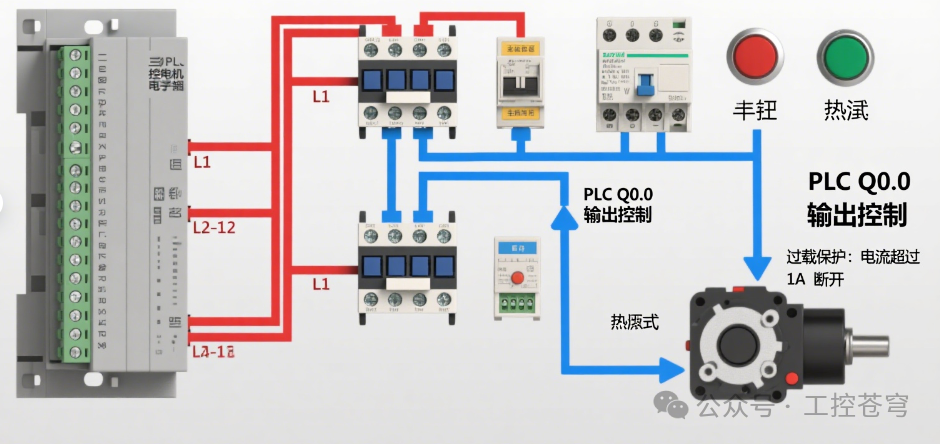PLC Motor Control: 2 Hours On + 2 Hours Off Cycle Program Case Study (Includes Wiring Diagram + Ladder Diagram)
