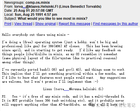 34th Anniversary of Linux: From a Personal Project to a Collaborative Wisdom that Changed the World