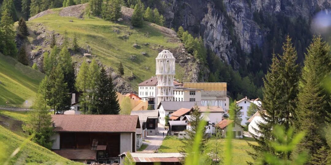 The World's Tallest 3D Printed White Tower Arrives in the Alps