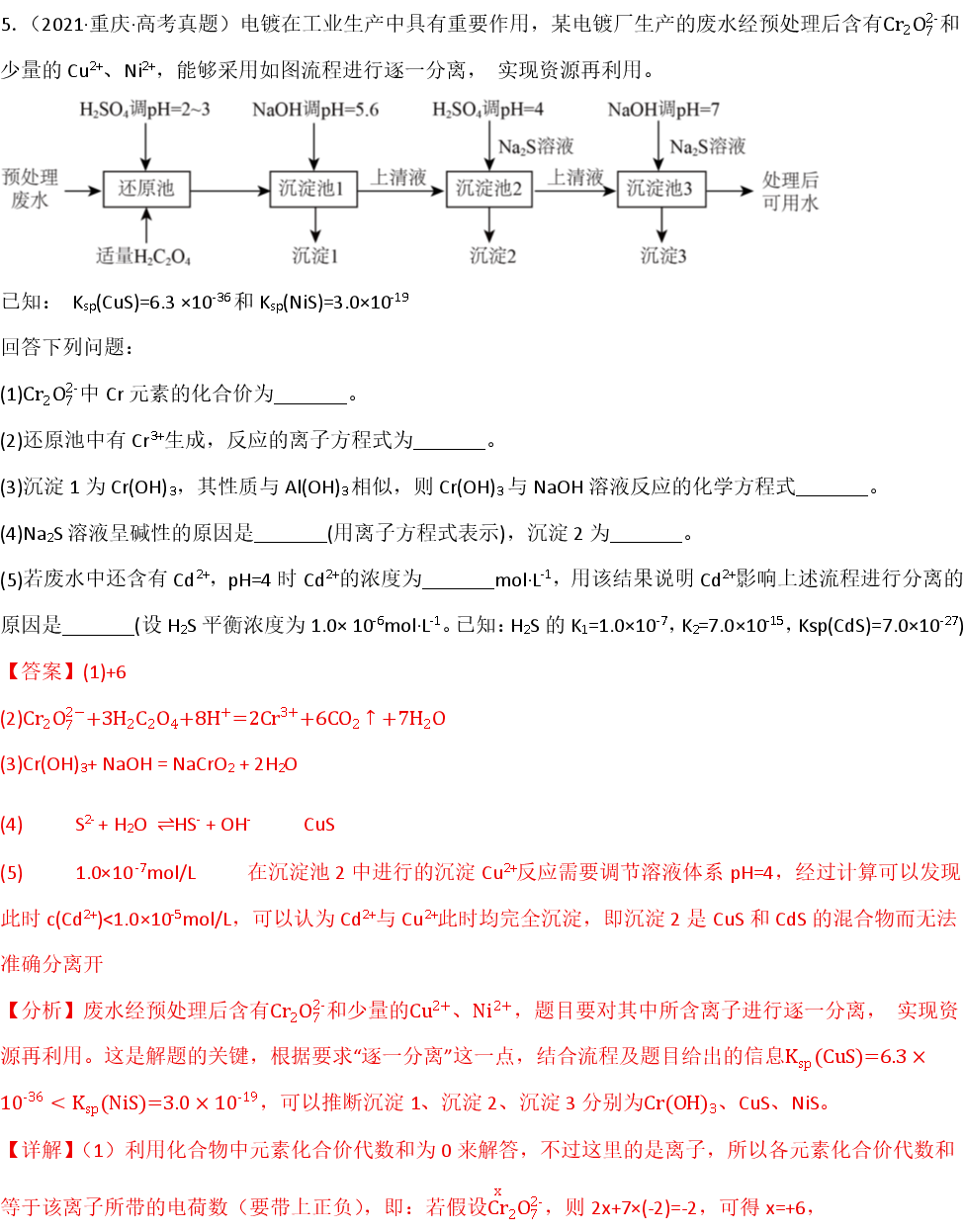 Compilation of Chemistry Exam Questions from Chongqing: Topic 10 - Transformation of Substances and Process Flow