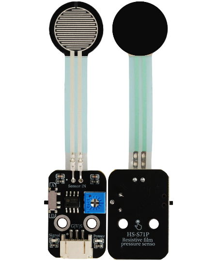 Arduino Sensors: Resistive Thin Film Pressure Sensor