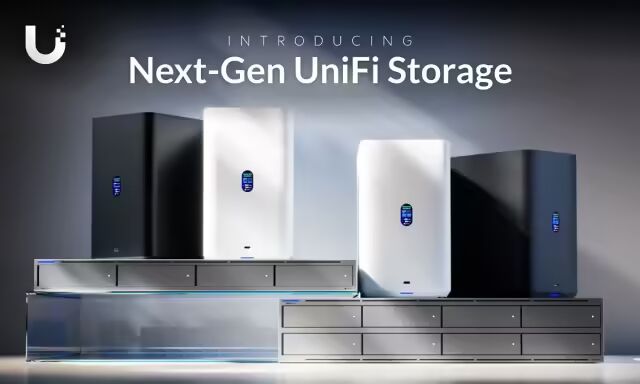 Ubiquiti Enters the Desktop NAS Market with Dual-Bay and Four-Bay UniFi UNAS