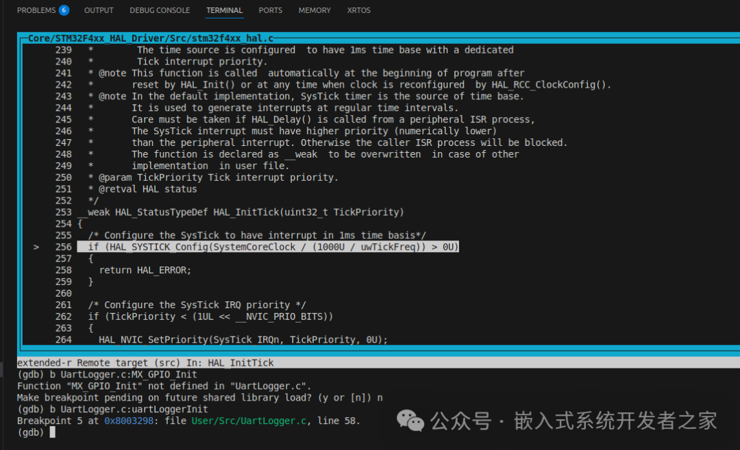 Debugging with arm-none-eabi-gdb in Ubuntu