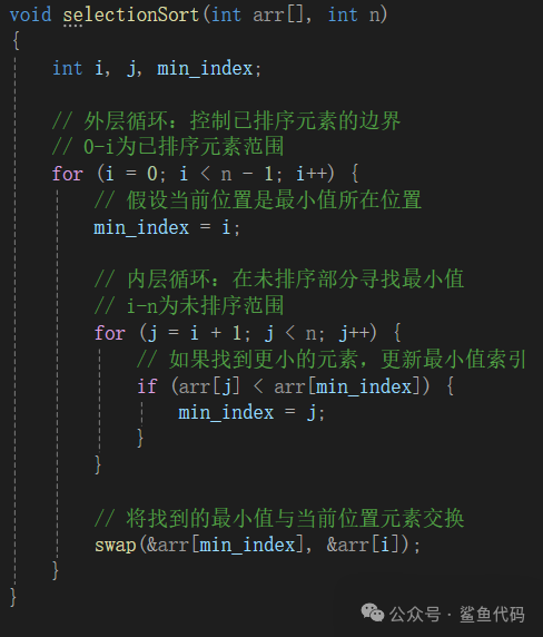 Detailed Explanation of Selection and Insertion Sort Algorithms in C