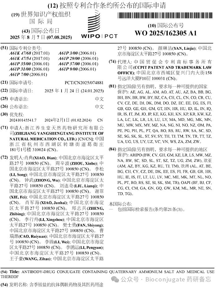Patent Updates | ADC Patents for the Week of August 7, 2025