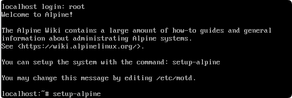 Introduction to the Installation Process of Alpine Linux