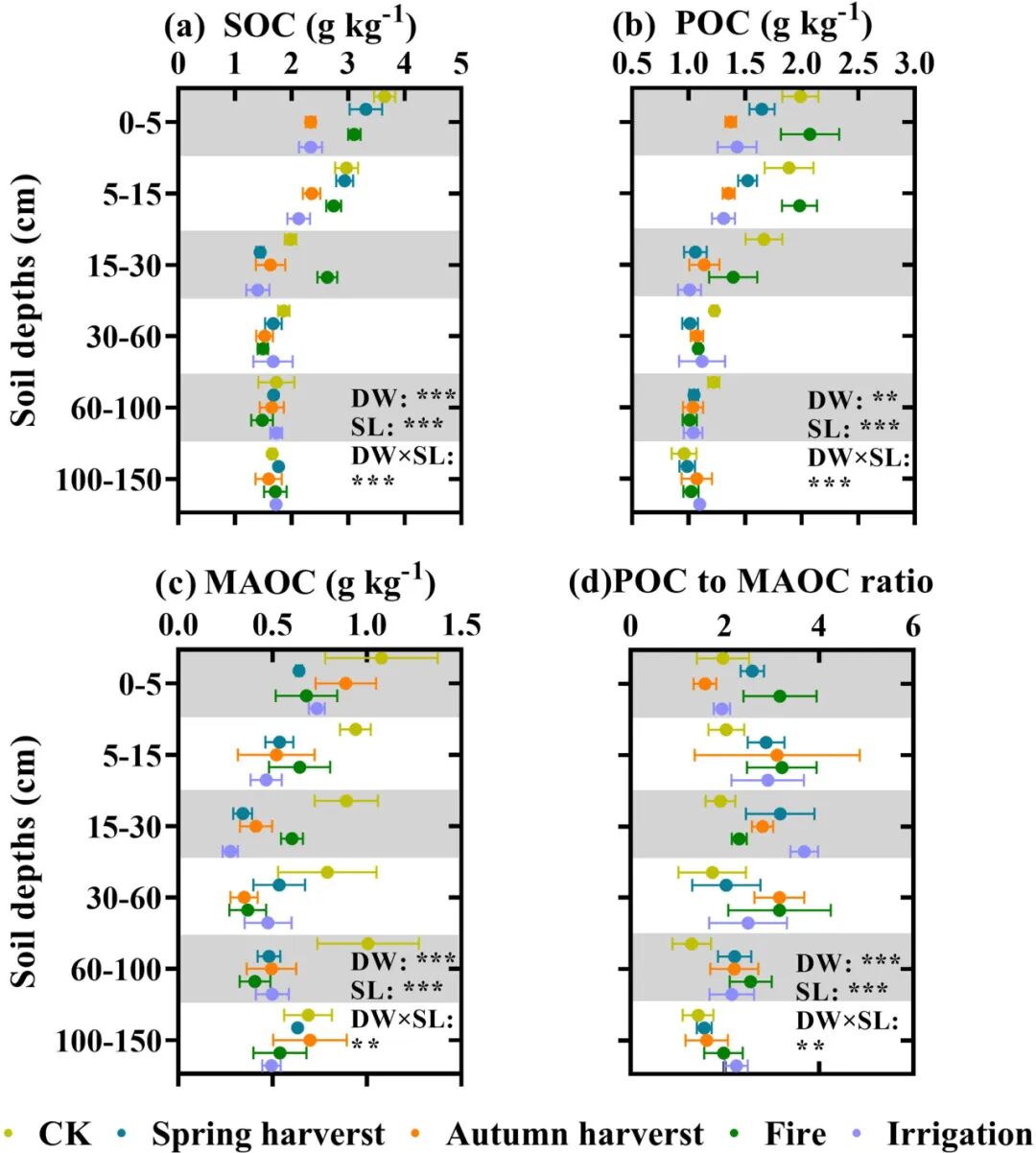 Soil Organic Carbon Loss in Hyperarid Desert Ecosystems: Long-Term Anthropogenic Disturbances Exacerbate the Situation