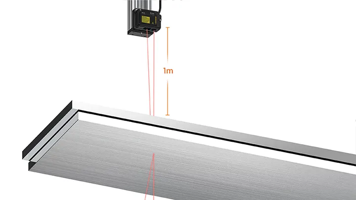 BD Series Laser Displacement Sensors (Retroreflective Type): Stable Measurement of Mirror or Transparent Materials