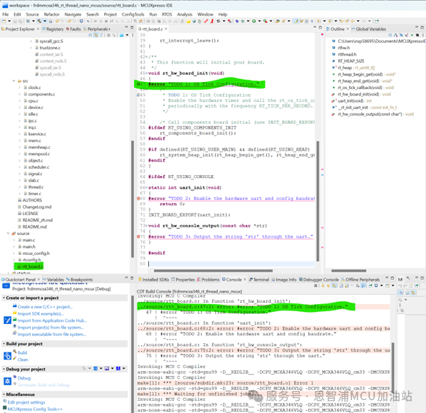 Porting RT-Thread Nano Based on MCUXpresso and FRDM-MCXA346 | Technical Collection