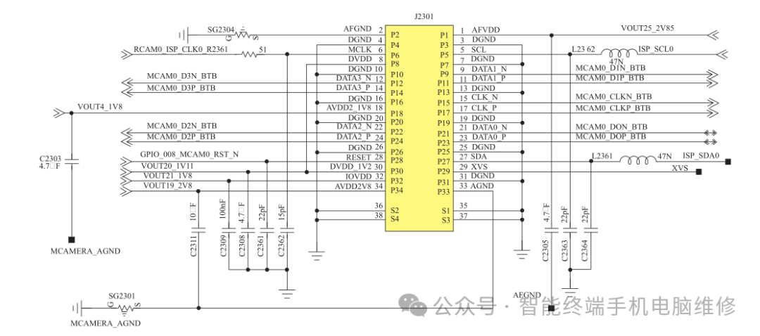 Analysis of Smartphone Camera Circuit Using Huawei Nova 5 as an Example
