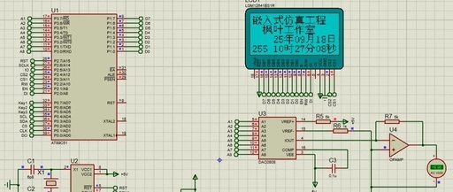 Multi-Functional Data Acquisition and Display System Simulation with AT89C51 in Proteus