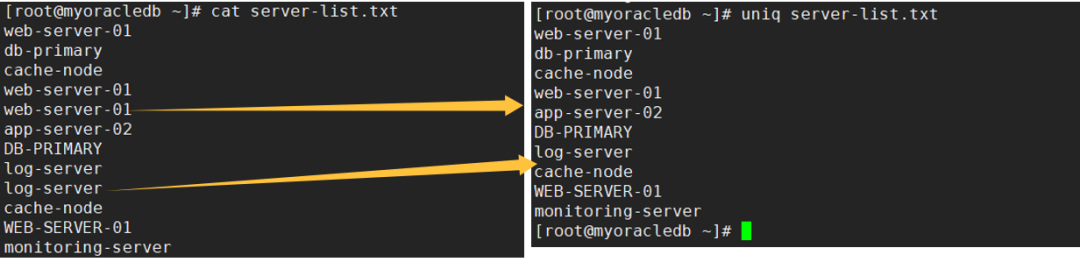 8 Practical Examples of the uniq Command: Quickly Remove Duplicate Text Lines in Linux