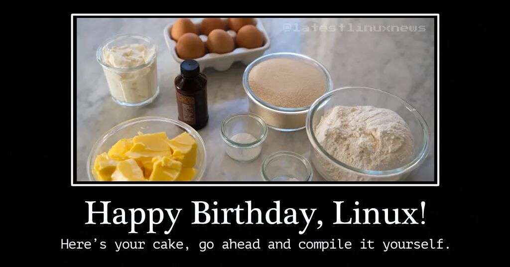 Happy 34th Birthday to Linux
