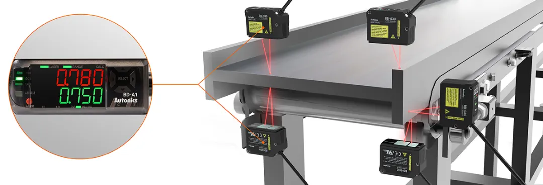 BD Series Laser Displacement Sensors (Retroreflective Type): Stable Measurement of Mirror or Transparent Materials